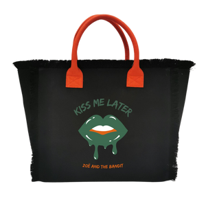 Kiss Me Later Black Handbag